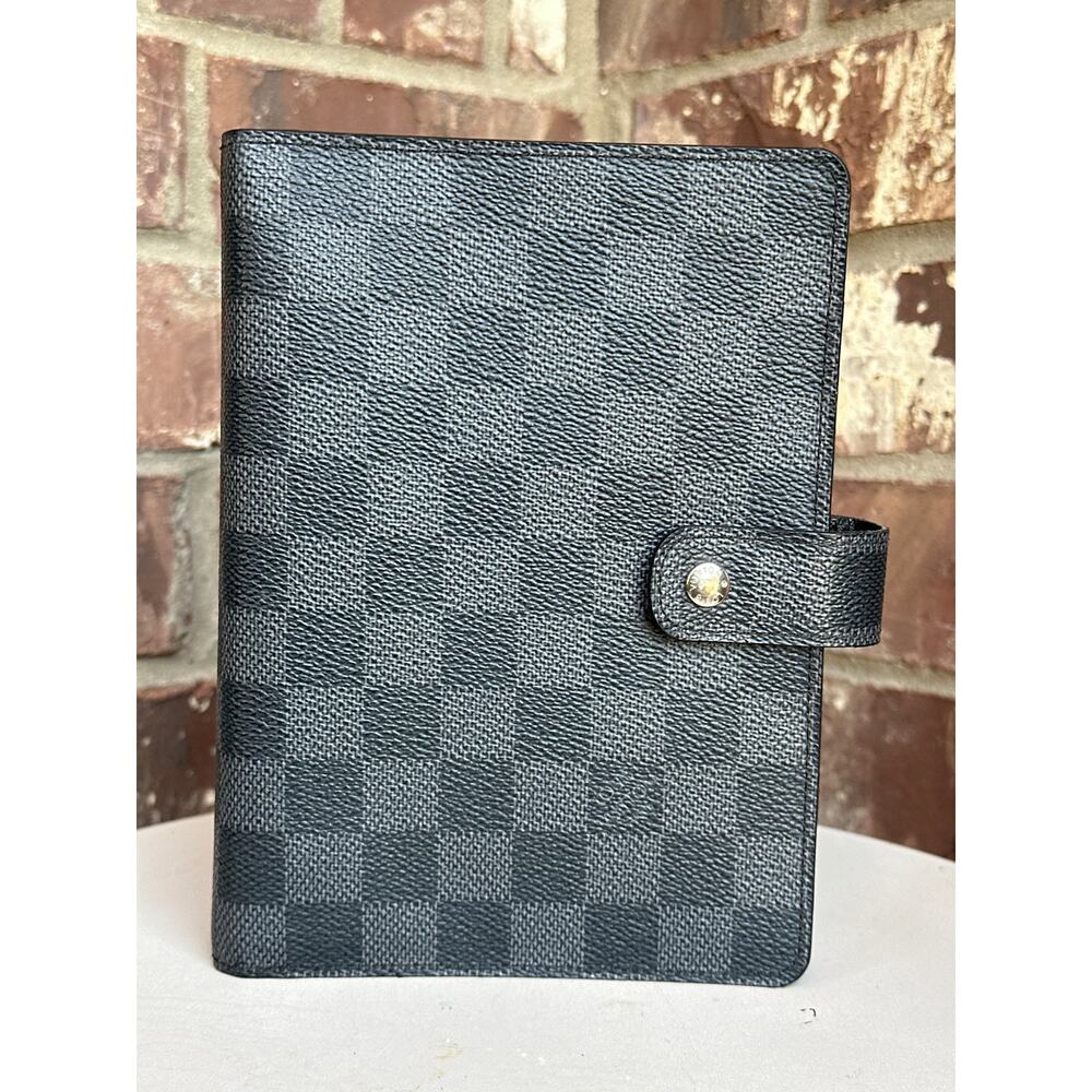 Louis Vuitton Agenda MM Damier Graphite Canvas 93458